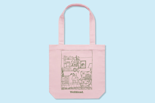 WellRead Illustrated Reading Nook Tote Bag - WellRead - Gifts / Pre - Paid - 